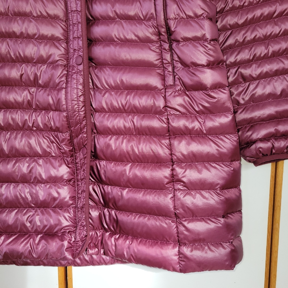 Patagonia Lightweight Fiona Parka M Oxblood Red 600 Fill - Picture 12 of 13